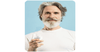 Robert Johnson expressing positive results and improved overall well being from using Prosta Peak