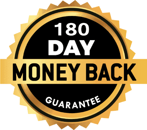 180 day money back guarantee for Prosta Peak showing purchase confidence and customer trust assurance